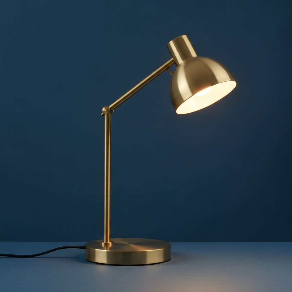 Brass Desk Lamp